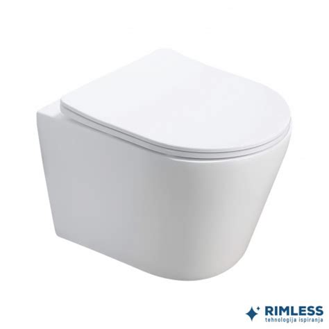 Konzolna Wc Olja Pure Compact Rimless Sa Duroplast Soft Close Wc Daskom