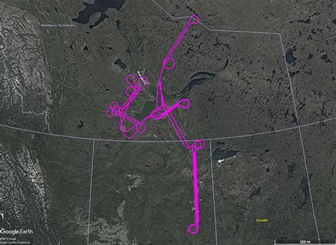 20190716 LVIS Flight Track NASA Airborne Science Program