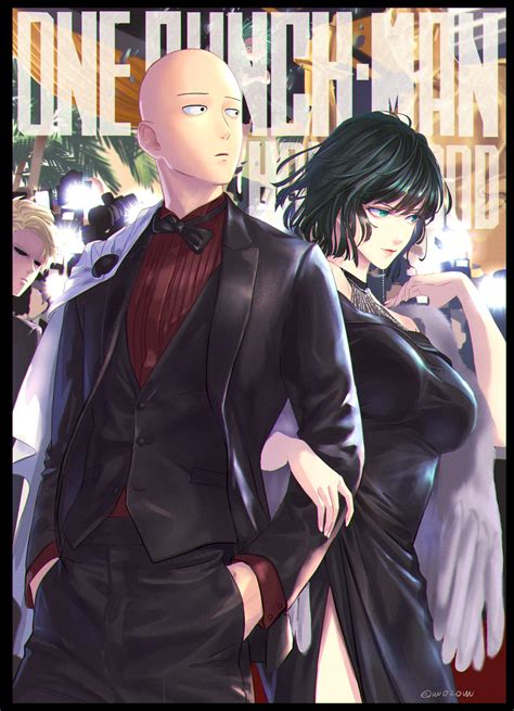 Fubuki Saitama And Genos One Punch Man Drawn By Vvv020vvv Danbooru