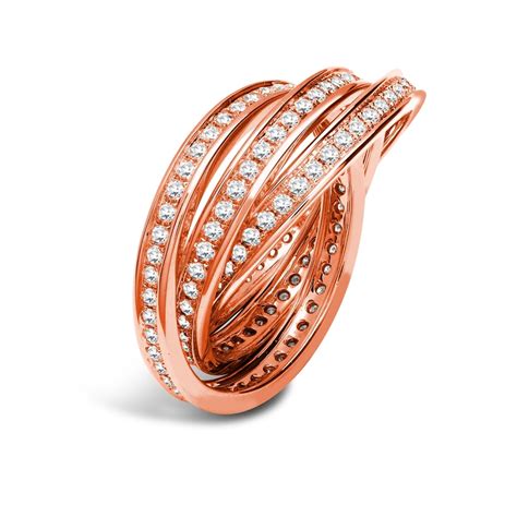 18ct Rose Gold 140ct Diamond Full Set 3mm Rwr