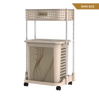 Jual Jumbo Laundry Basket Naiba Stainless Steel Rak Roda Rak Kamar