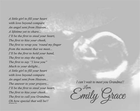 Baby Shower Thank You Poem From Unborn