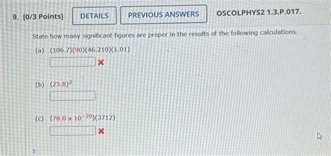 Solved State How Many Significant Figures Are Proper In The