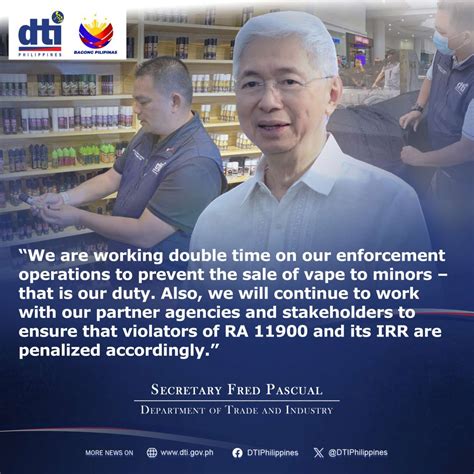 DTI Intensifies Action Against Illegal Vape Sales To Protect Consumers