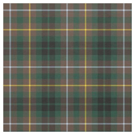 Clan Buchanan Tartan Fabric | Zazzle