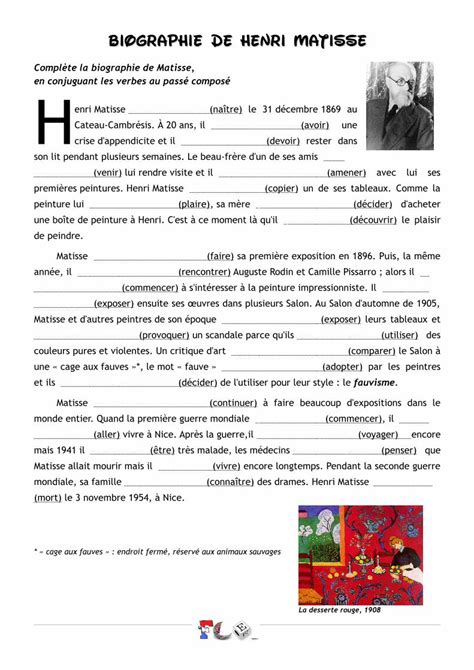 Pdf Biographie De Henri Matisse Pdf Filebiographie De Henri