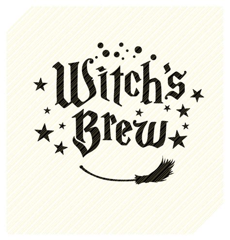 Witch's Brew Svg, Witches Brew Svg, Mug Sticker, Mug Decal Svg ...