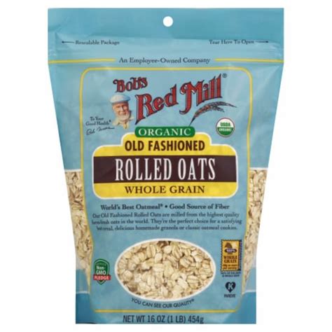 Bob S Red Mill Organic Old Fashioned Rolled Oats Oz Case Of