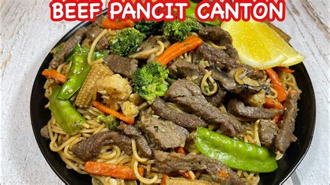 Beef Pancit Canton How To Cook Beef Pancit Canton Simple And Easy Pinoy Simple Cooking Youtube