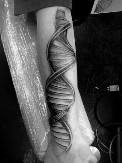 60 Dna Tattoo Designs For Men Self Replicating Genetic Ink