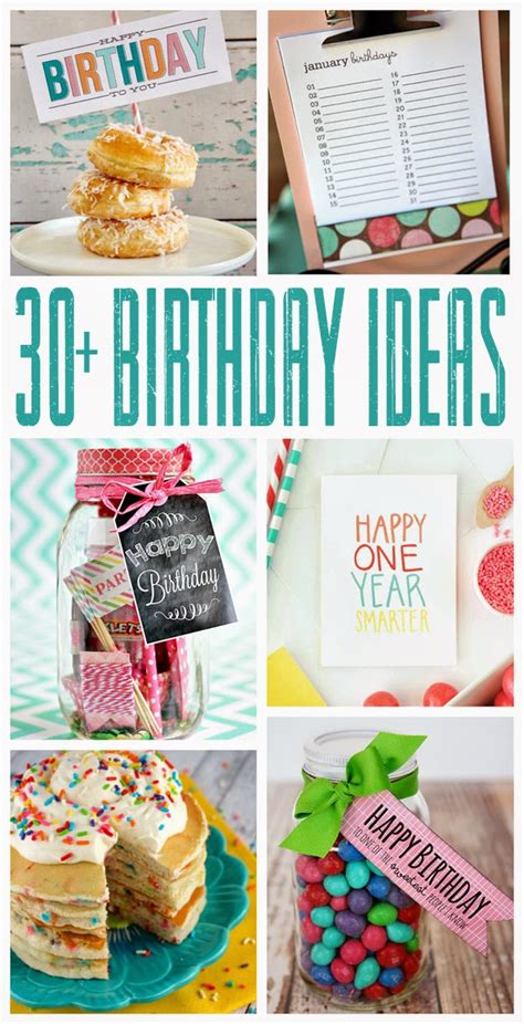 30 Fun Birthday Ideas | Do it yourself ideas and projects