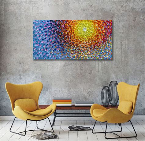 V Inspire Art X Inch Modern Hand Drawn Oil Paintings Abstract