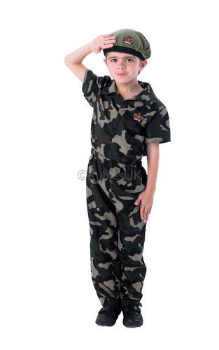 Army Soldier Boys Fancy Dress Military Commando Uniform Kids Childrens ...