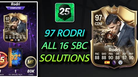 Madfut Rodri Sbc Easiest Way Possible All Solutions Balon D