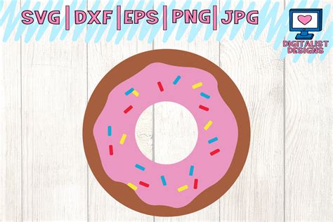 Donut Svg Sprinkles Svg Donut Clipart Doughnut Svg Sprinkles