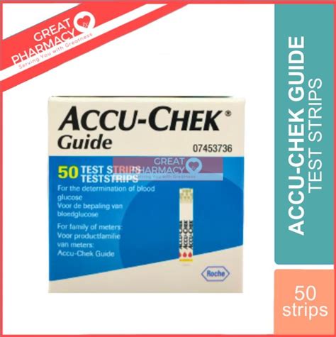 ACCU CHEK GUIDE TEST STRIP 50 S Lazada