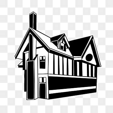 Architecture Clipart Black And White