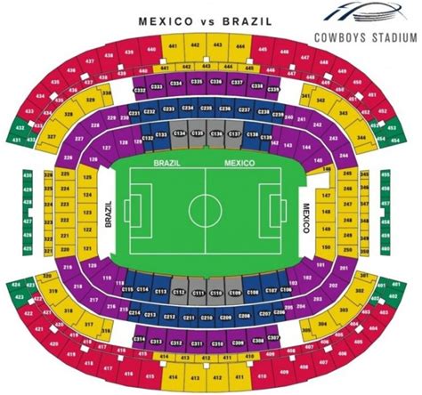 Dallas Cowboys Stadium Virtual Seating Chart - Stadium Seating Chart