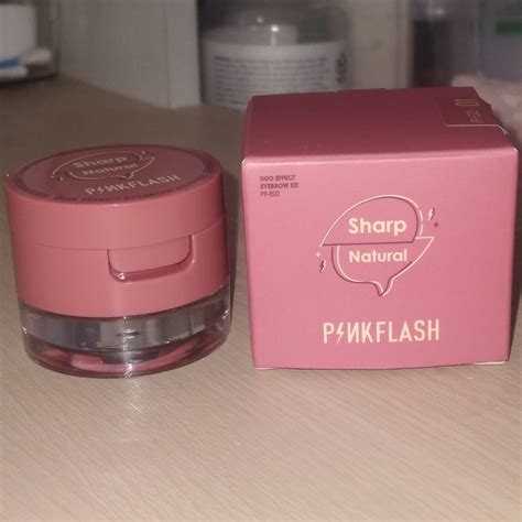 Pink Flash In Duo Effect Eyebrow Cream Powder Easily Create A