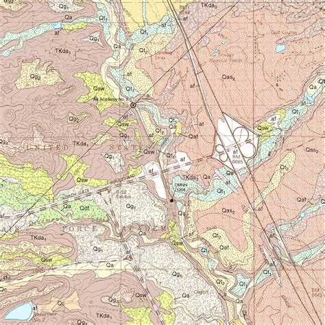 Of Geologic Map Of The Monument Quadrangle El Paso County