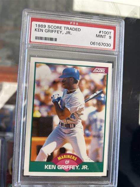 KEN GRIFFEY JR Rookie 1989 Score Traded 100T Graded PSA 9 MINT