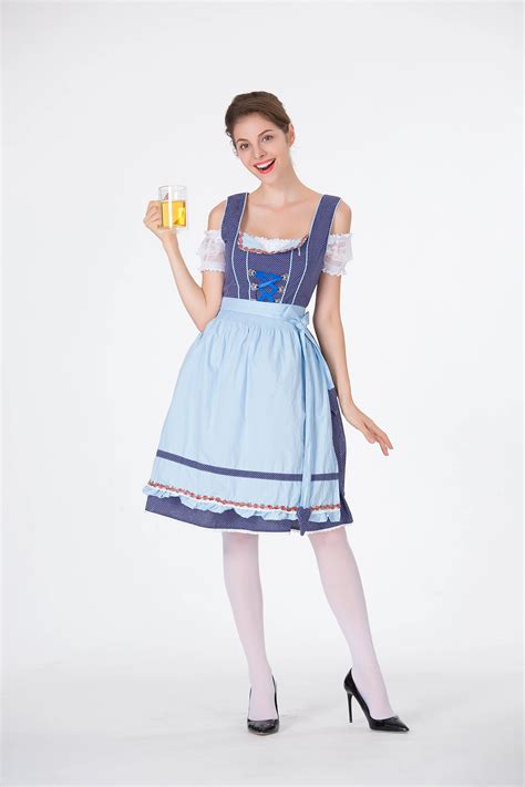 High Quality Adult Female Oktoberfest Maid Costume Cosplay Beer Girl