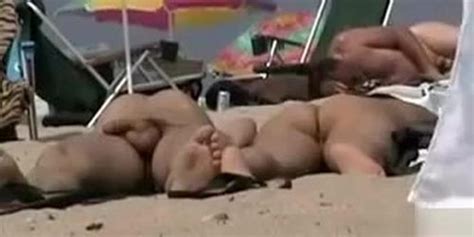 Naked Performance Art On The Beach Tnaflix