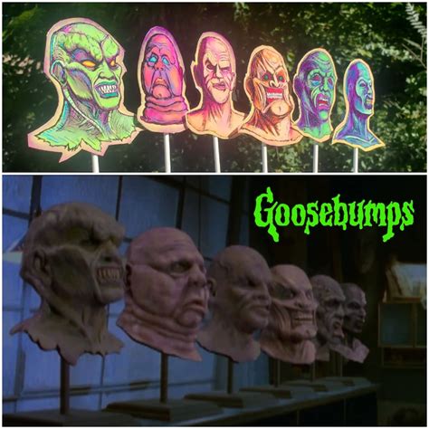 Goosebumps The Haunted Mask Unloved Ones 3d Halloween Craft Display Picks Etsy