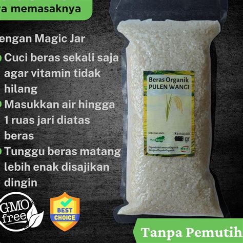 Jual Kodeyy Y Beras Mentik Wangi Organik Sehat Dari Masberas Kemasan