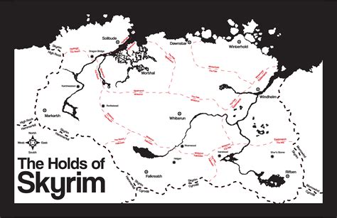 Map of Skyrim Showing Hold Boundaries : r/MapPorn