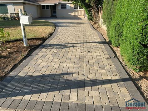 Sqft Driveway Pavers Project In Winnetka Using Angelus