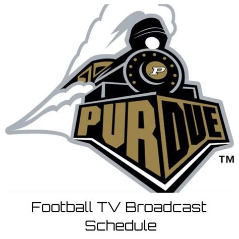 The Purdue University Logo Is Shown In Black And Gold With An Image Of