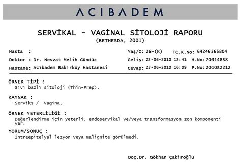 Pap Smear Uluda S Zl K Galeri