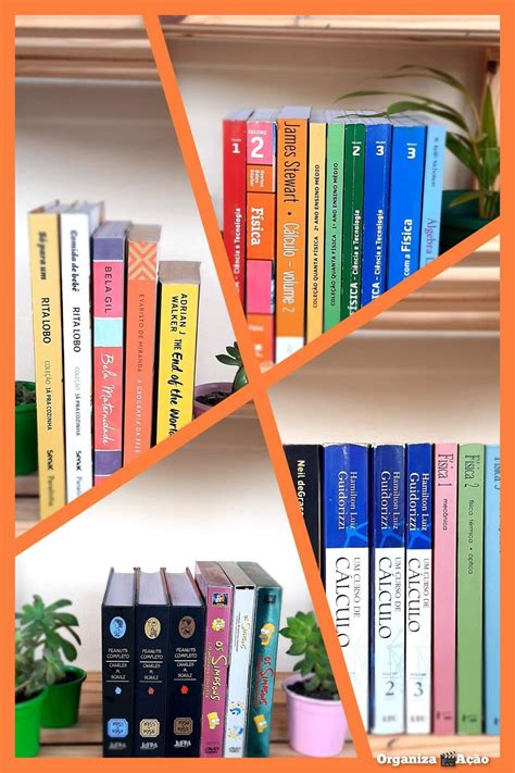 Organização De Livro - Dicas_Organização de Livros | Organização, Organizar, Livros