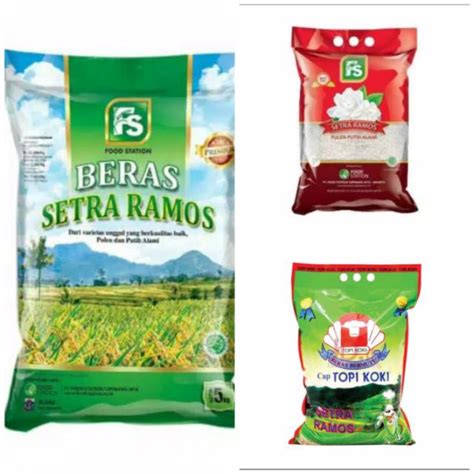 Jual Beras Topikoki Fs Sentra Ramos 5 KG Shopee Indonesia