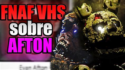 FNAF VHS Las cintas de Springtrap más TÉTRICAS The Aftons Tangled