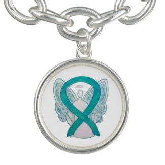 Teal Awareness Ribbon Meaning and Gifts - Awareness Gallery Art