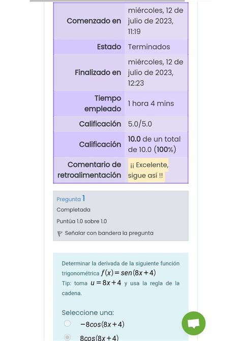 Examen Semana 2 Calculo Diferencial E Integral Studocu