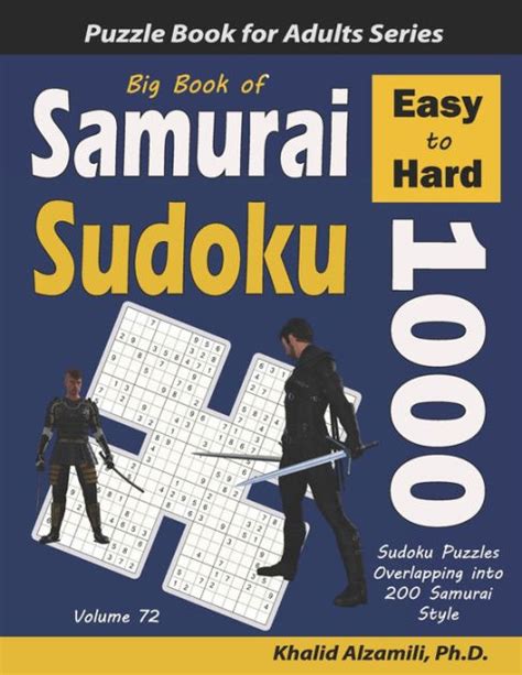 Big Book Of Samurai Sudoku Easy To Hard Sudoku Puzzles