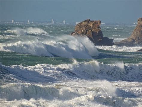 Fond D Cran France Bretagne Morbihan Armure Mer Vagues Rochers