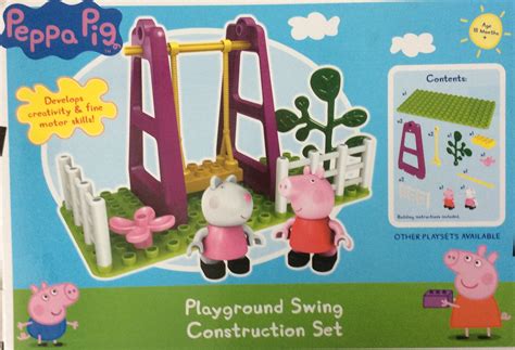 Peppa Pig Playground Swing Construction Set