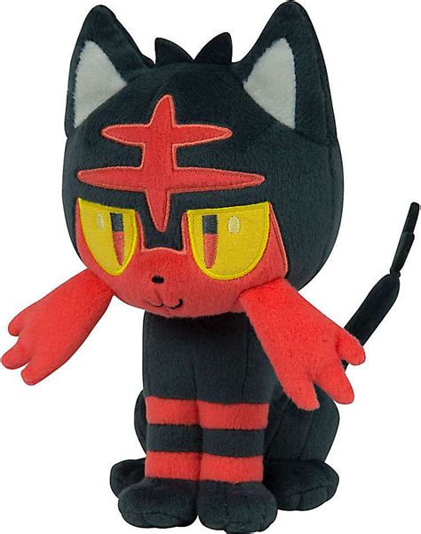 Pokemon Litten 8 Plush Sitting Tomy Toywiz