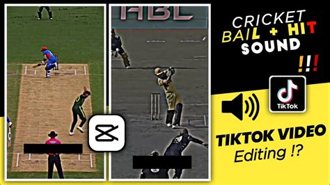 How To Add Bat Sound In Cricket Videos Ball Hitting Sound Effect