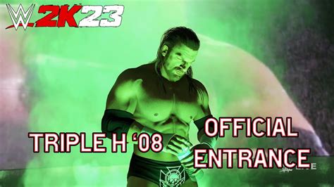 WWE 2K23 Triple H 08 Full Official Entrance YouTube