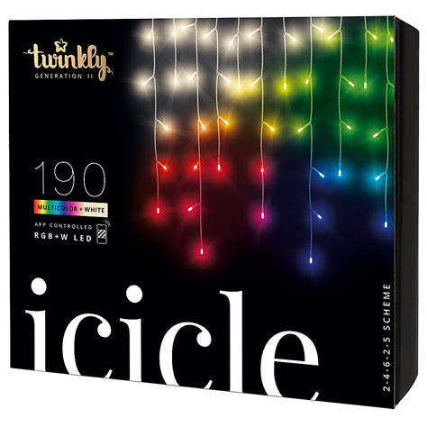 Customer Reviews Twinkly Smart Light Icicle Rgb W Led Gen Ii Ft