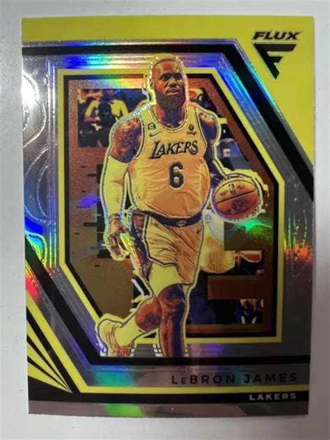 Panini Flux Lebron James Argent Holo Prizm Lakers Eur