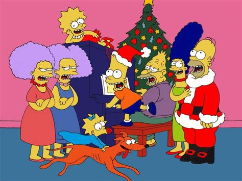 Simpsons -- Christmas - Christmas Wallpaper (437306) - Fanpop