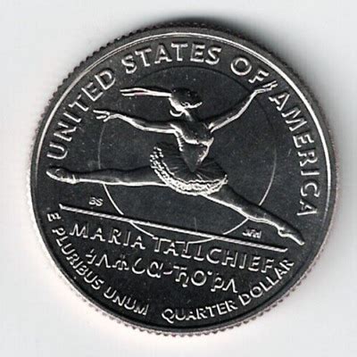 P Brilliant Uncirculated American Women Maria Tallchief Quarter