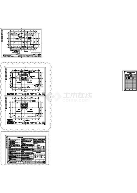 青岛大型住宅区暖通设计施工图居住建筑土木在线