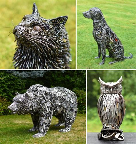 Scrap Metal Animals, by Brian Mock | [d]online